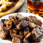 Honey Bourbon Steak Tips