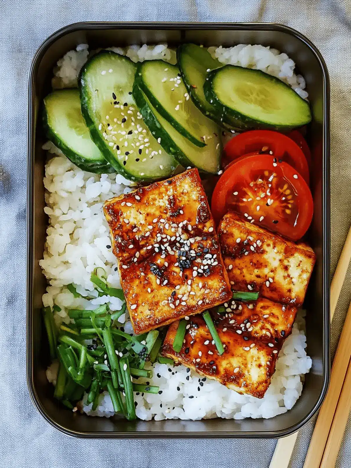 Tofu Teriyaki Bento Box