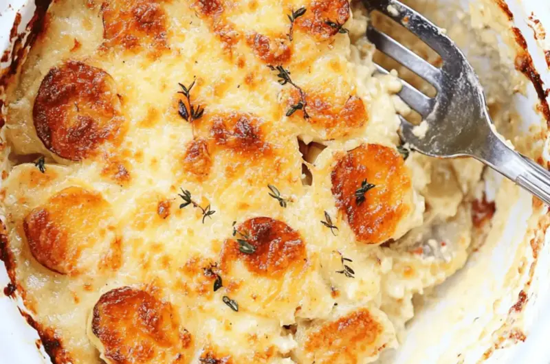 Scalloped Turnips Au Gratin