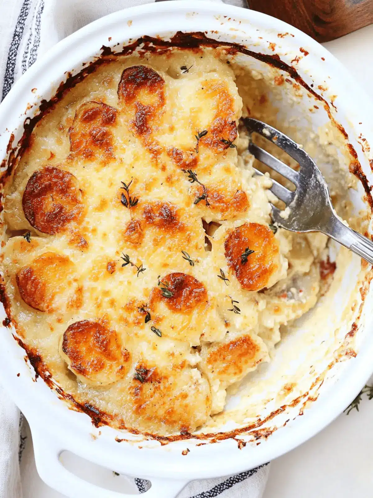 Scalloped Turnips Au Gratin