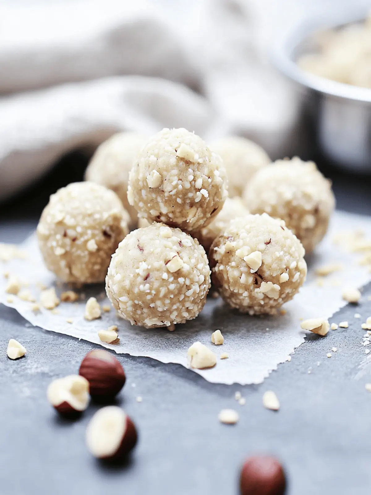 Deliciously Nutty Tahini Hazelnut Balls for Healthy Snacking 3 Tahini Hazelnut Balls