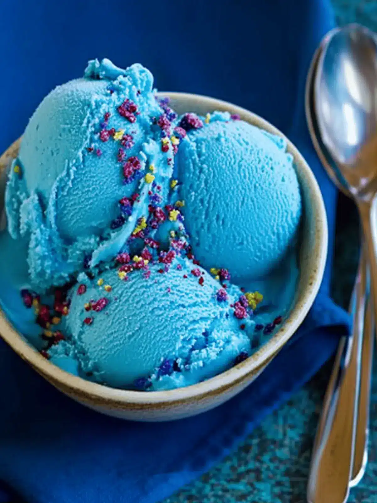 Delicious No-Cook Blue Ice Cream Recipe for Family Fun 4 Blue Ice Cream {no-cook}