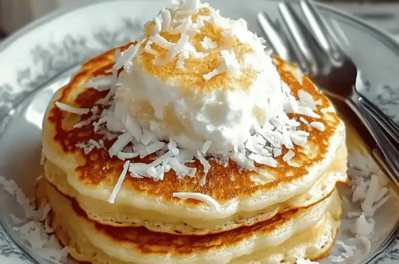 Coconut Cream Pancakes