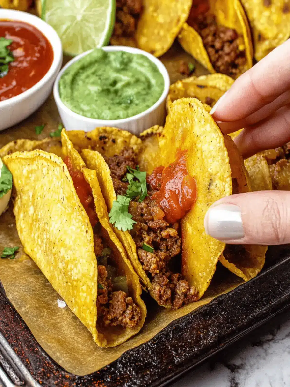 Crispy Ground Beef Tacos