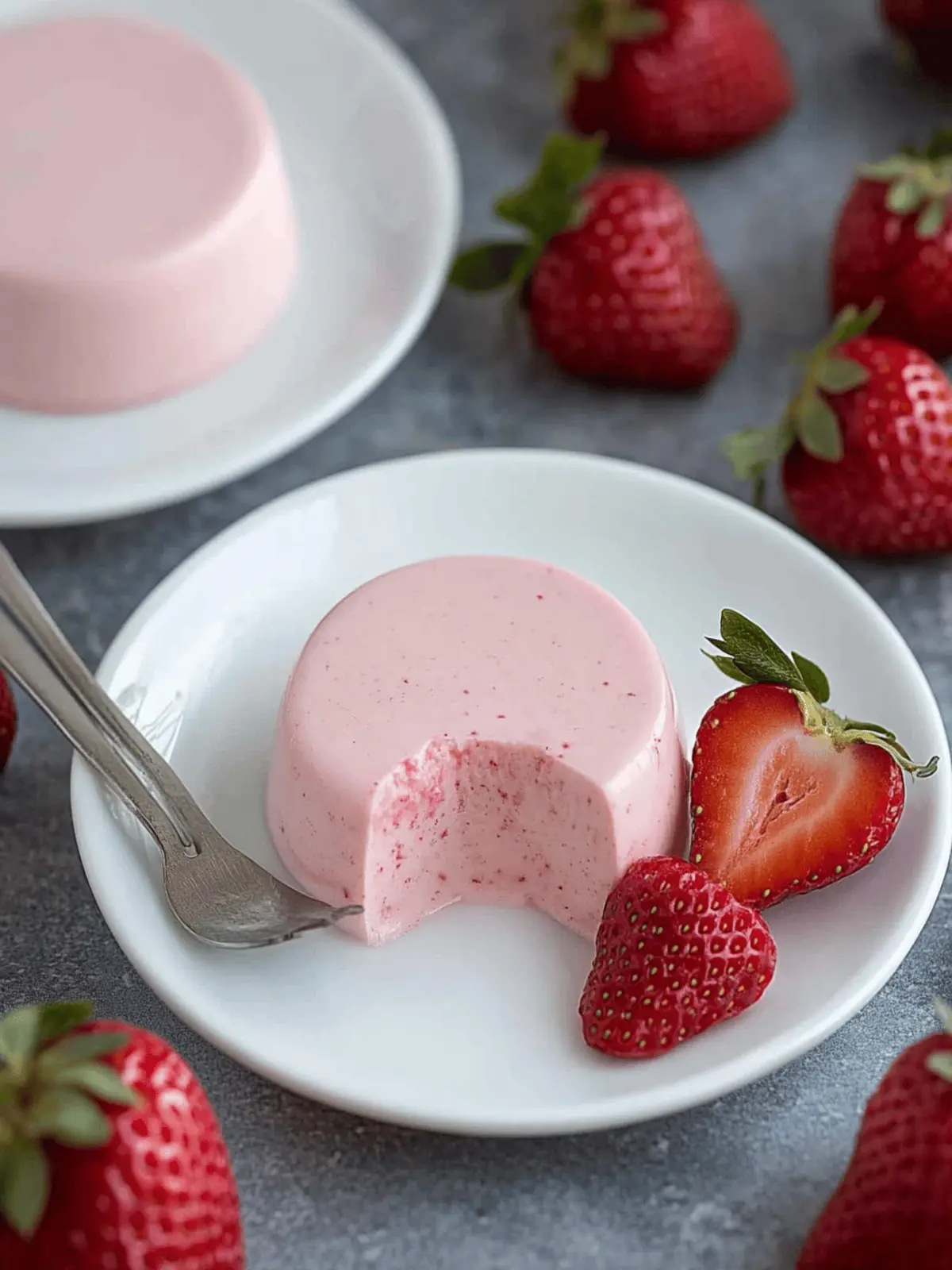 Strawberry Panna Cotta