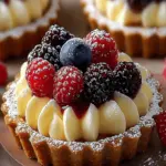 White Chocolate Mousse Tartlets