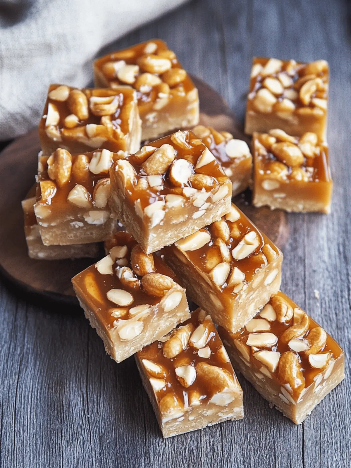 Irresistible Salted Caramel Cashew Bars You’ll Crave! 4 Salted Caramel Cashew Bars