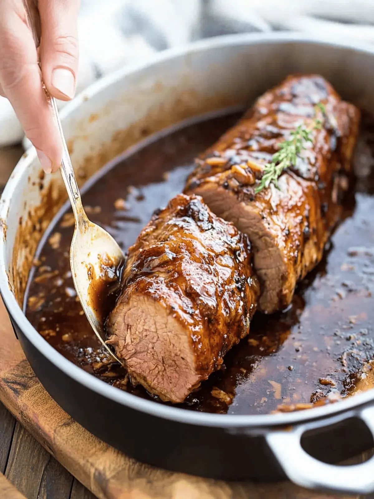 Maple Balsamic Pork Tenderloin