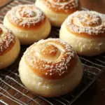 Asian Coconut Custard Buns