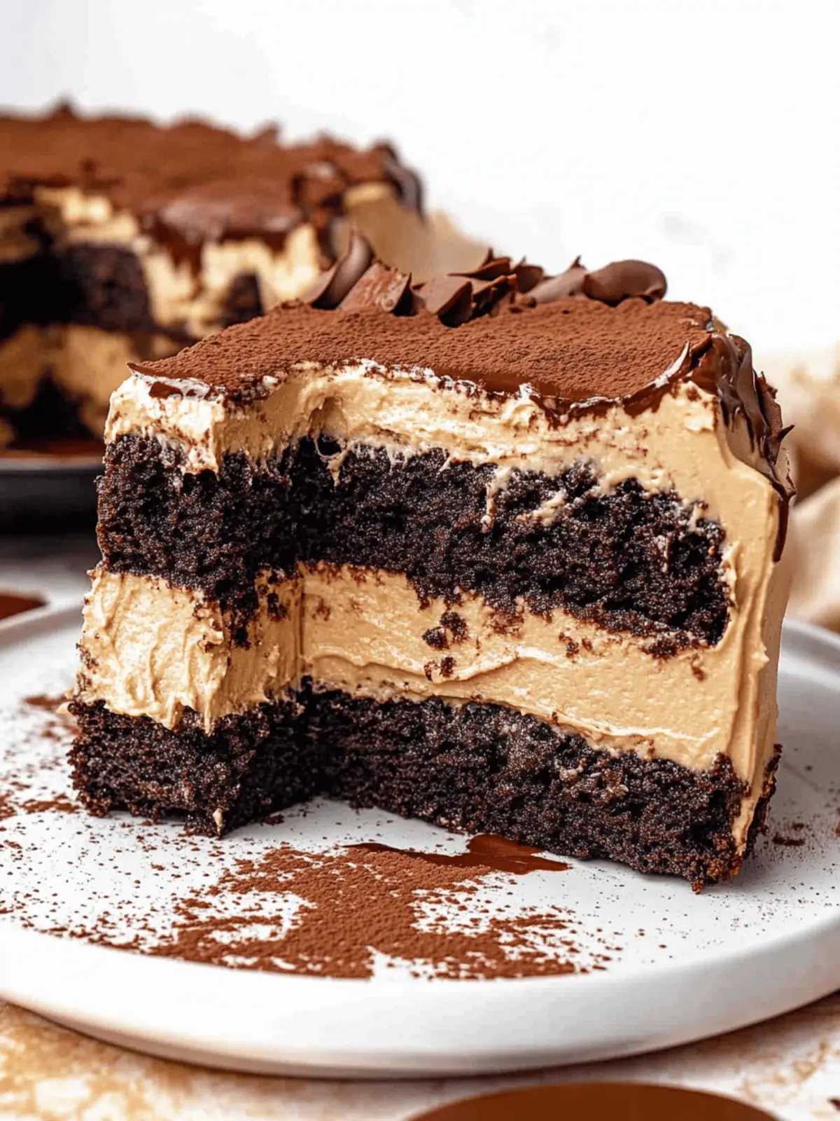 Decadent Chocolate Tiramisu Fudge Cake You’ll Adore 2 Chocolate Tiramisu Fudge Cake