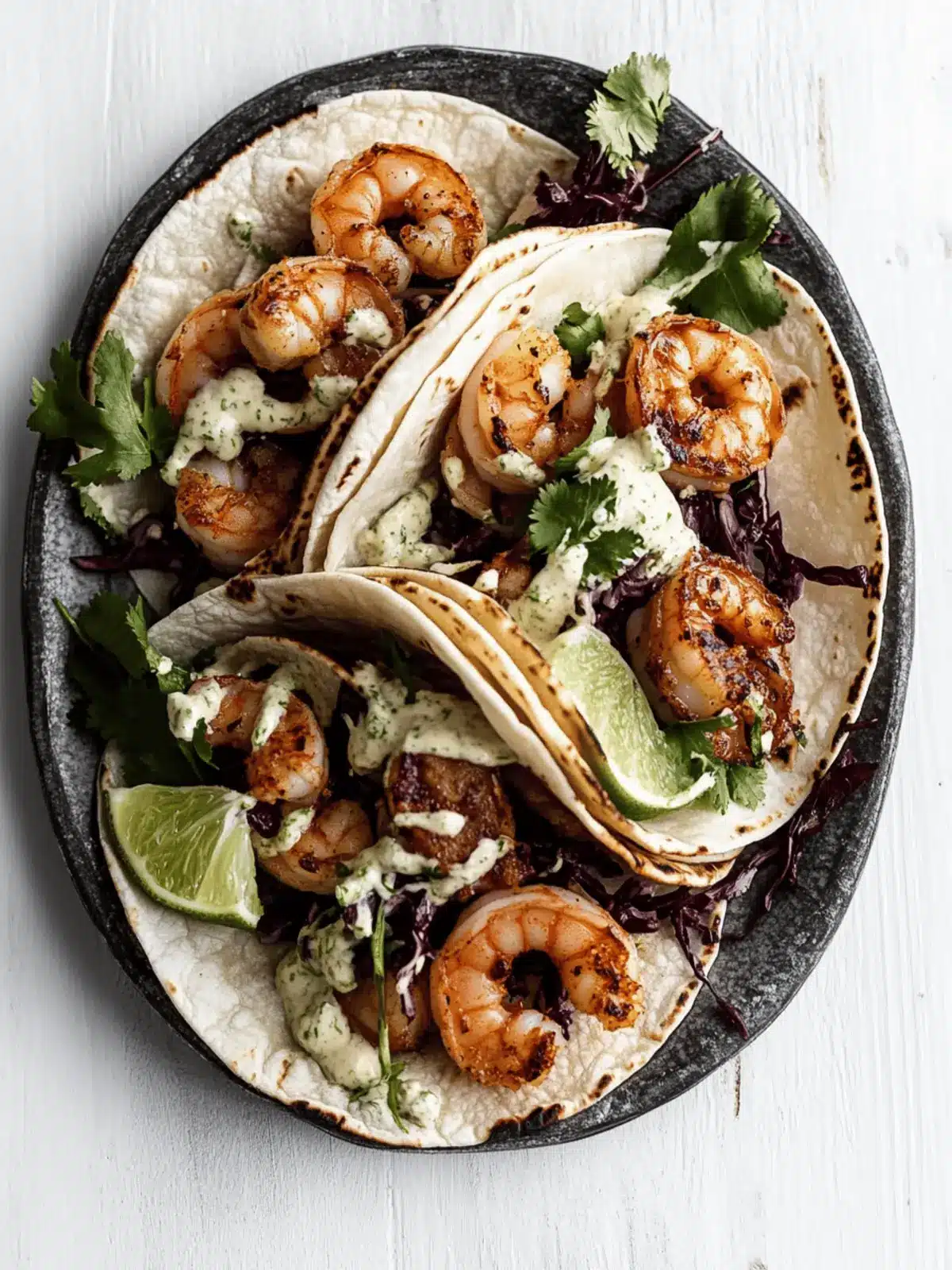 Grilled Honey Lime Shrimp Tacos