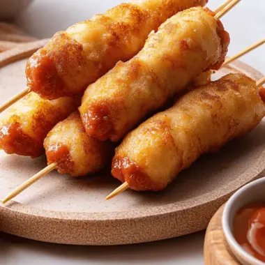 Keto Air Fryer Corn Dogs