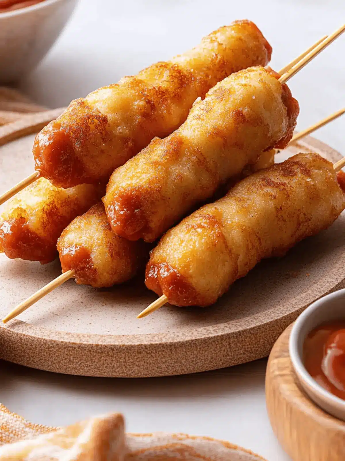 Keto Air Fryer Corn Dogs