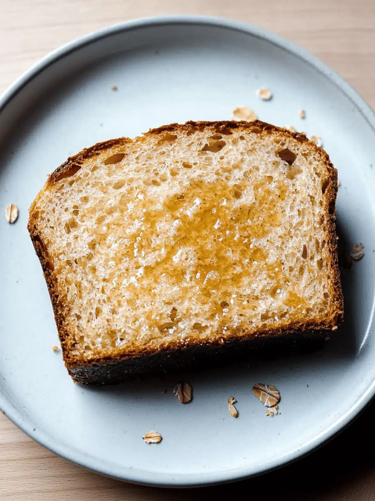 No-Knead Maple Oat Bread