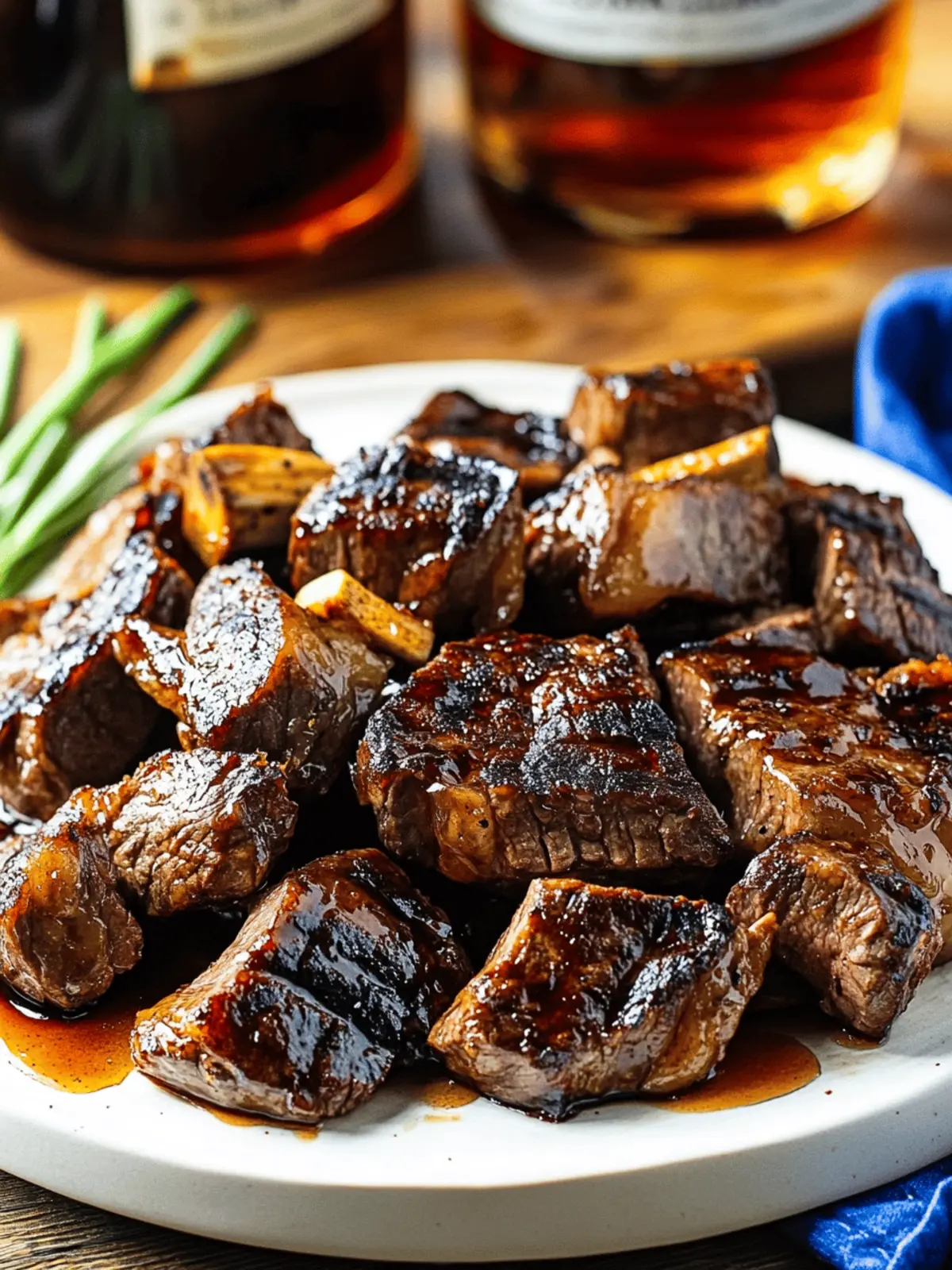 Honey Bourbon Steak Tips: Savory, Simple, and Satisfying! 4 Honey Bourbon Steak Tips