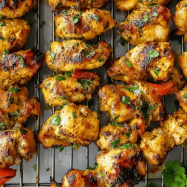 Chicken Skewers in the Oven