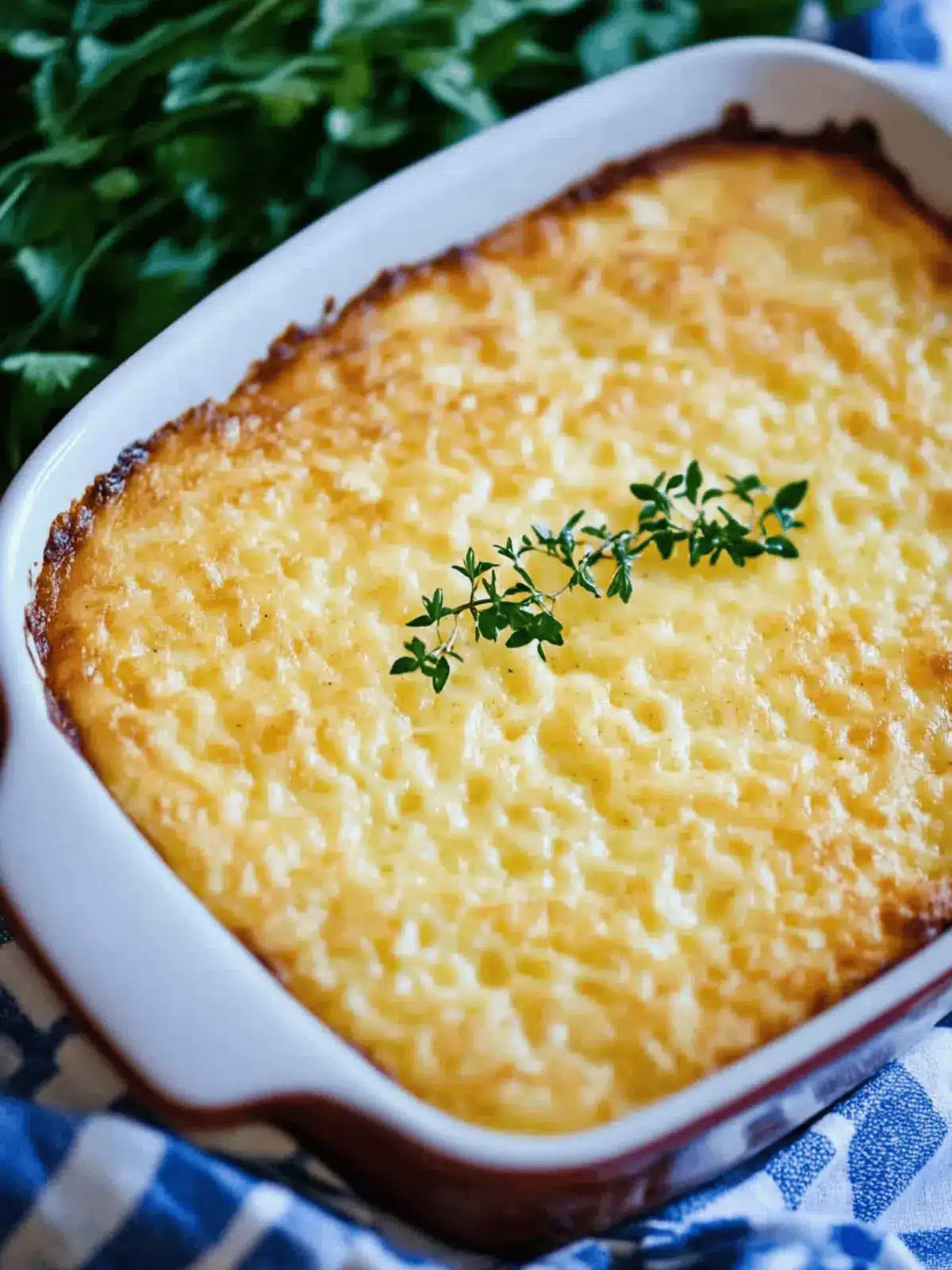 Smoked Gouda Cheese Grits Casserole