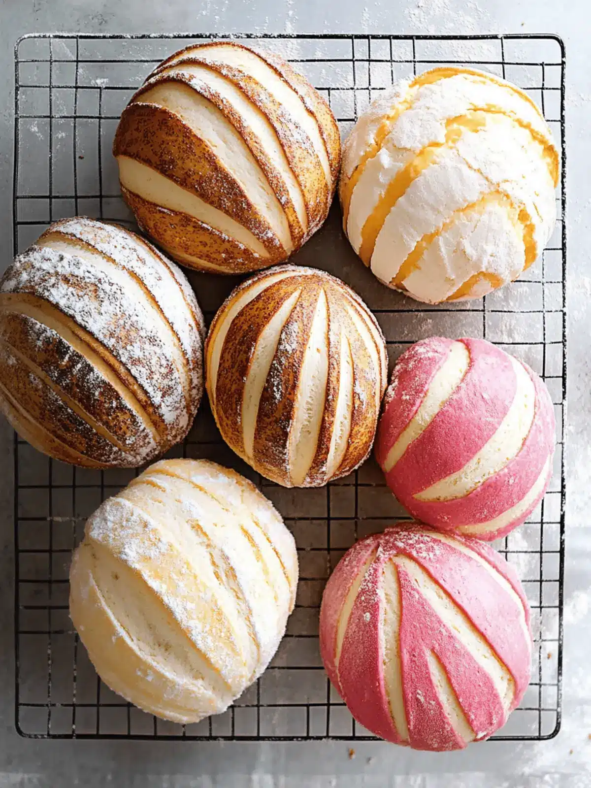 Conchas Bread