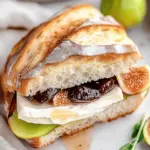Gourmet Brie Fig Jam Sandwich