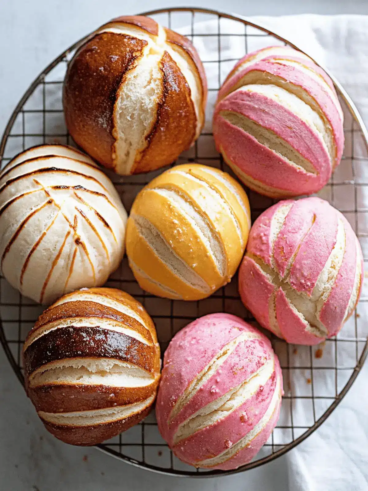 Conchas Bread