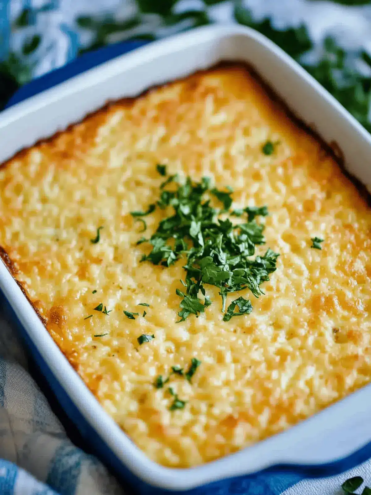 Smoked Gouda Cheese Grits Casserole