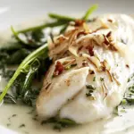 Coconut-Poached Fish With Spinach
