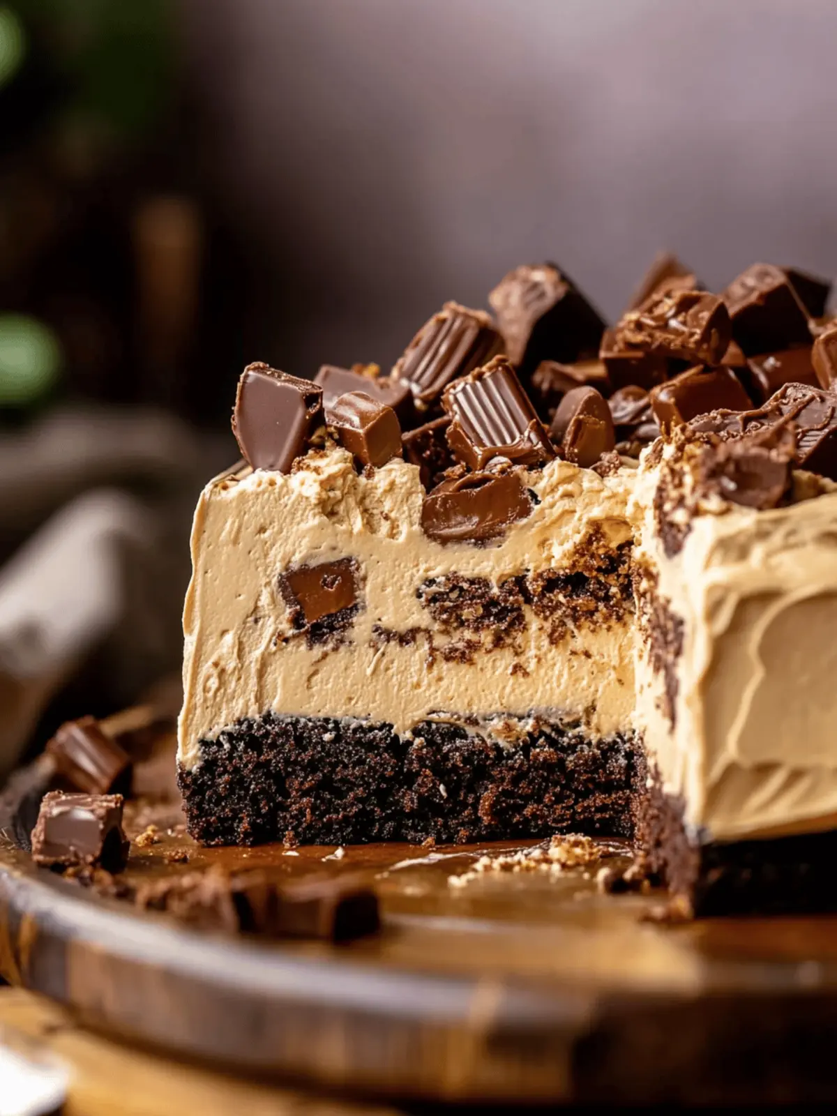 Irresistible Snickers Cake with Creamy Peanut Butter Frosting 4 Snickers Cake