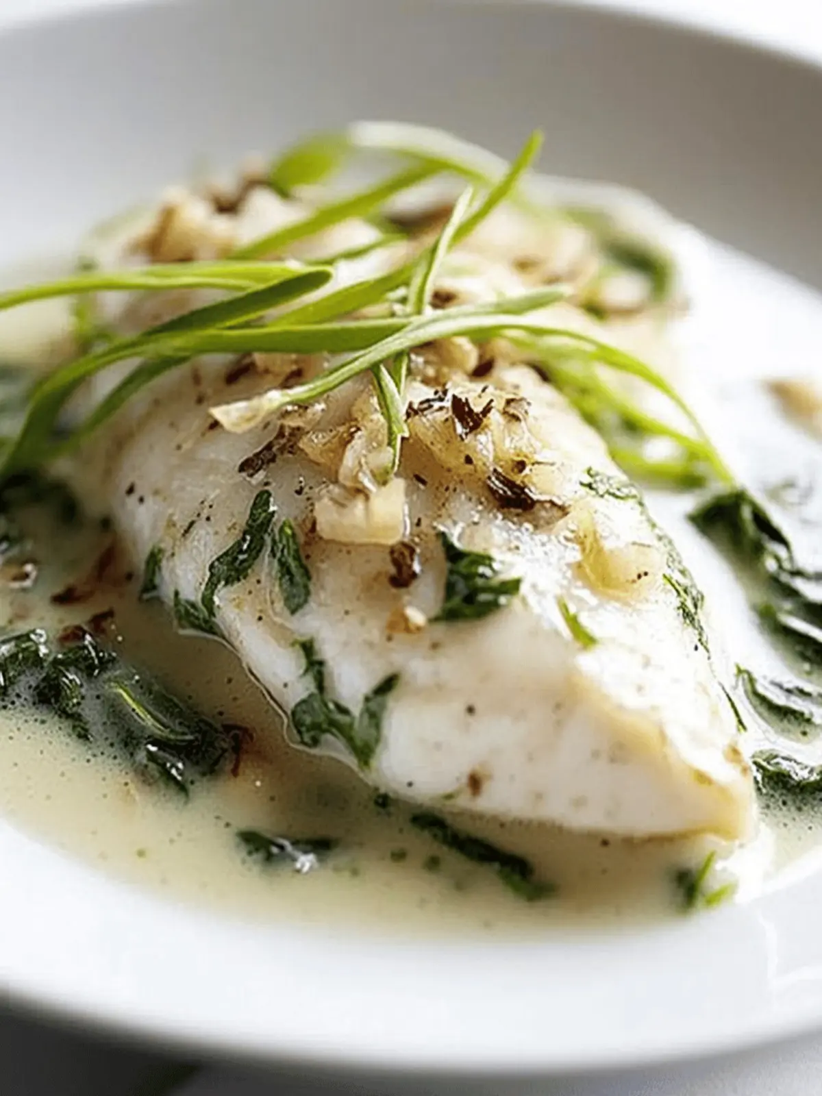 Coconut-Poached Fish With Spinach: A Tropical Dinner Delight 3 Coconut-Poached Fish With Spinach