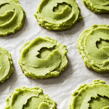 Matcha Butter Cookies