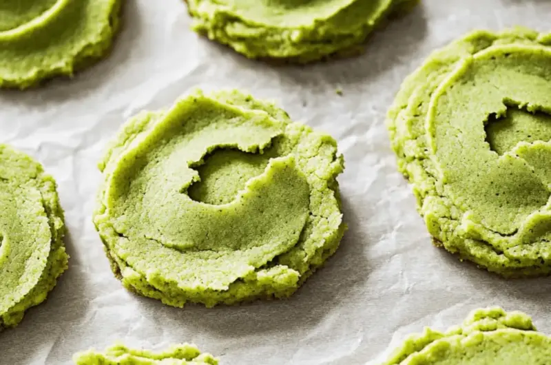 Matcha Butter Cookies