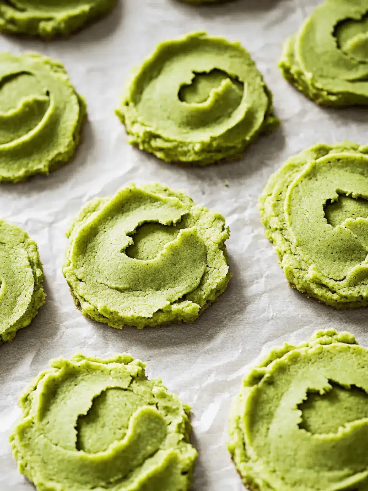 Matcha Butter Cookies