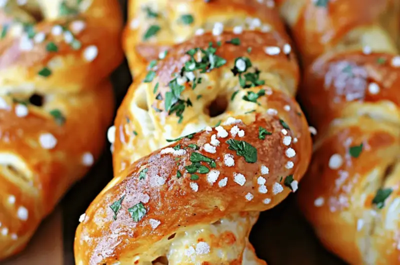 Twisted Jalapeño Cheddar Pretzels