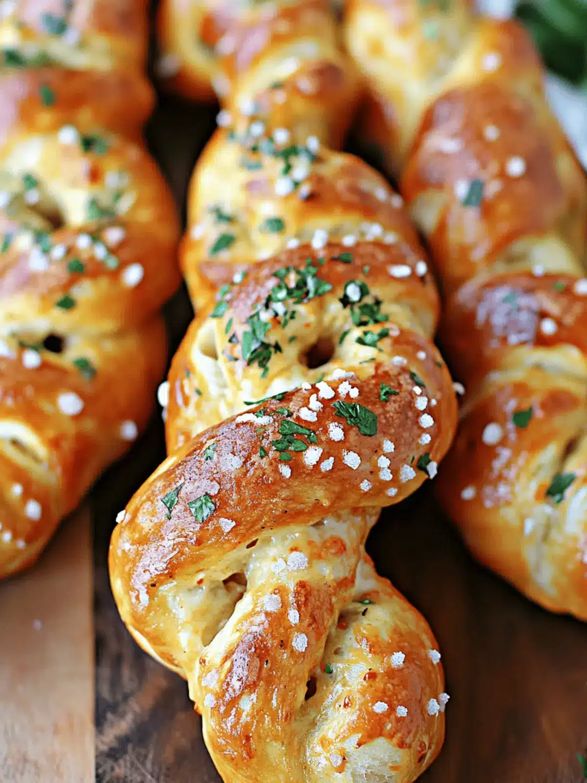 Twisted Jalapeño Cheddar Pretzels
