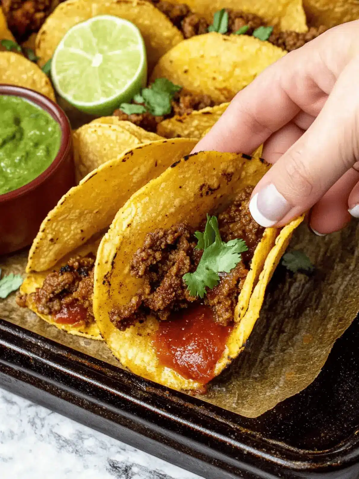 Crispy Ground Beef Tacos