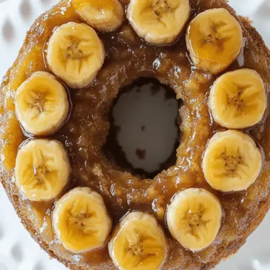 Banana Upside Down Cake