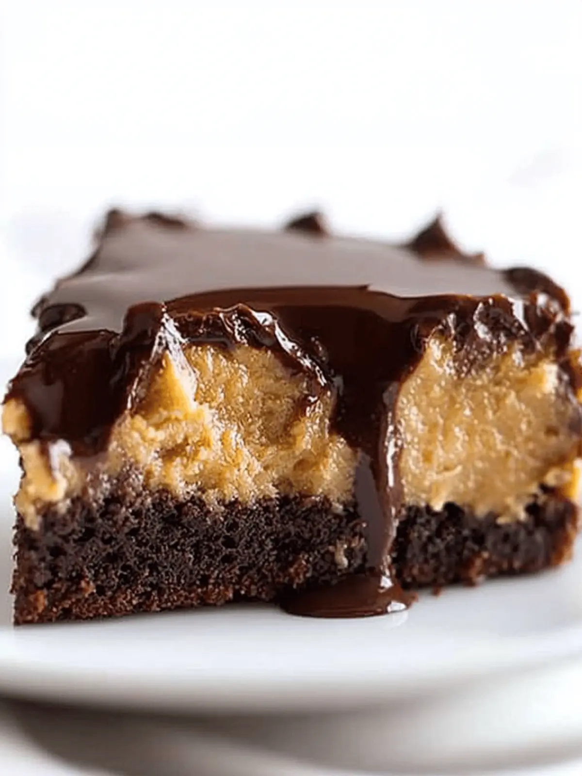 Chocolate Peanut Butter Ooey Gooey Cake