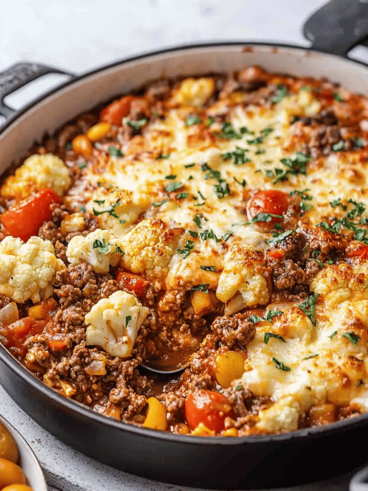 Beef + Cauliflower Stove-top Casserole