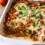 Keto Philly Cheesesteak Casserole