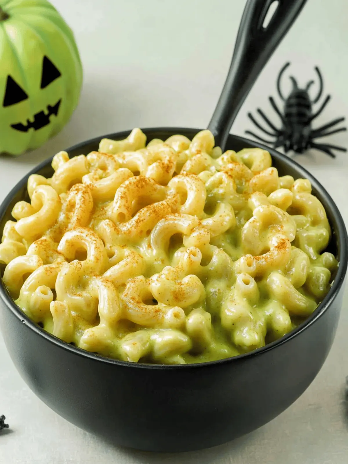 Halloween Mac and Cheese