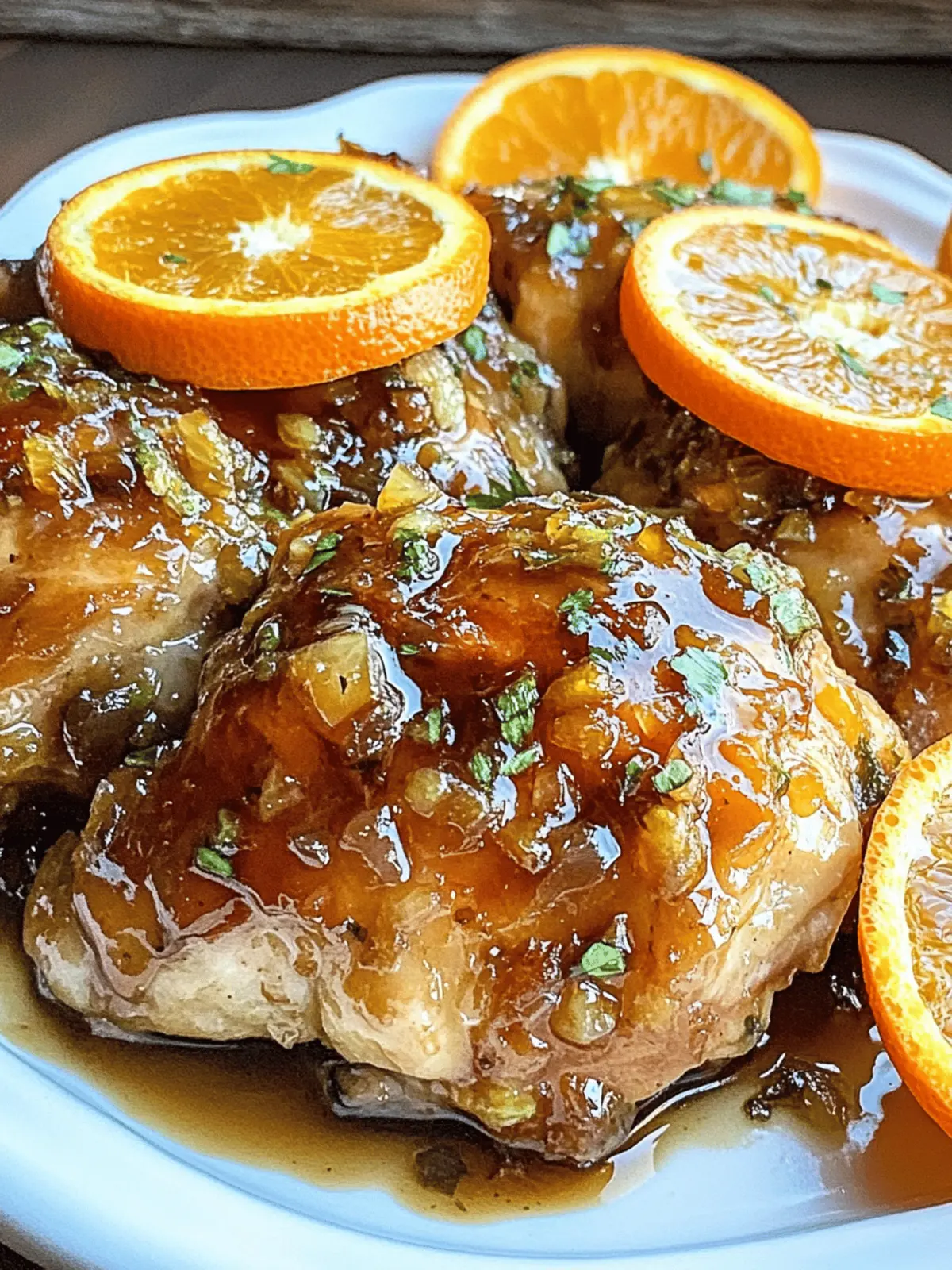 Delicious Orange Balsamic Glazed Chicken Ready in 40 Minutes 4 Orange Balsamic Glazed Chicken