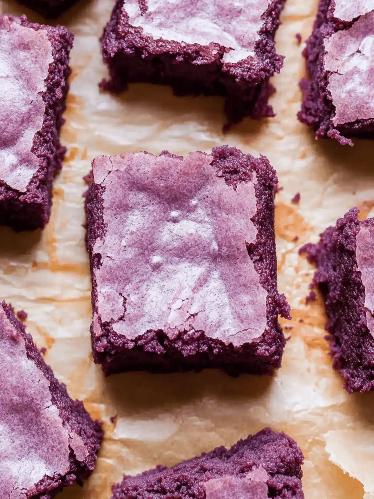 Ube Brownies