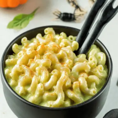 Halloween Mac and Cheese
