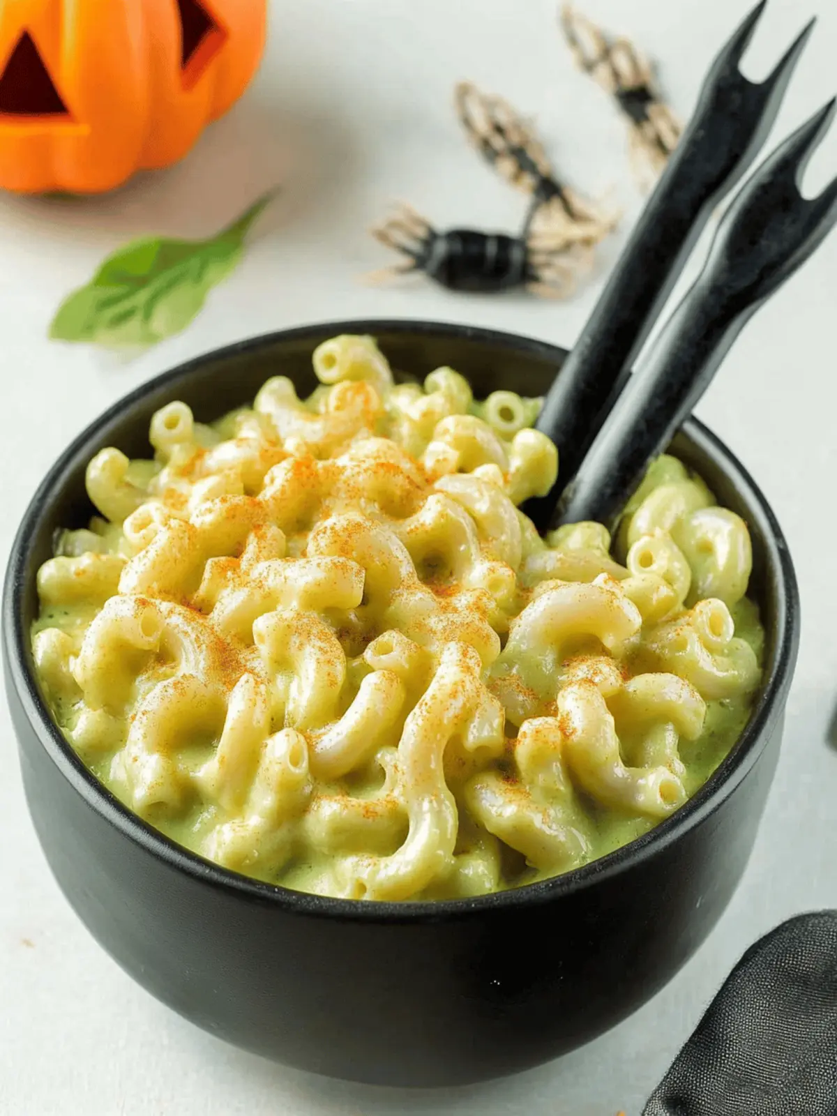 Halloween Mac and Cheese