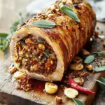 Pork Loin With A Great Herby Stuffing