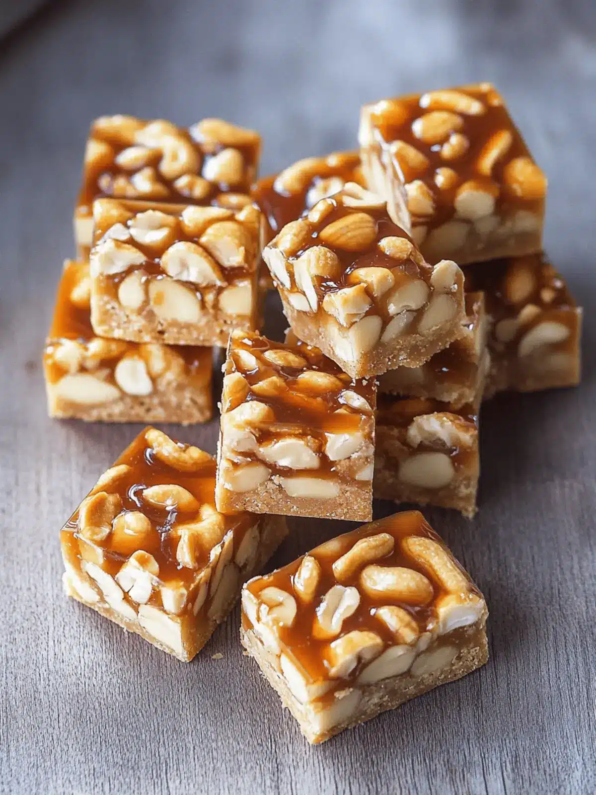Irresistible Salted Caramel Cashew Bars You’ll Crave! 3 Salted Caramel Cashew Bars