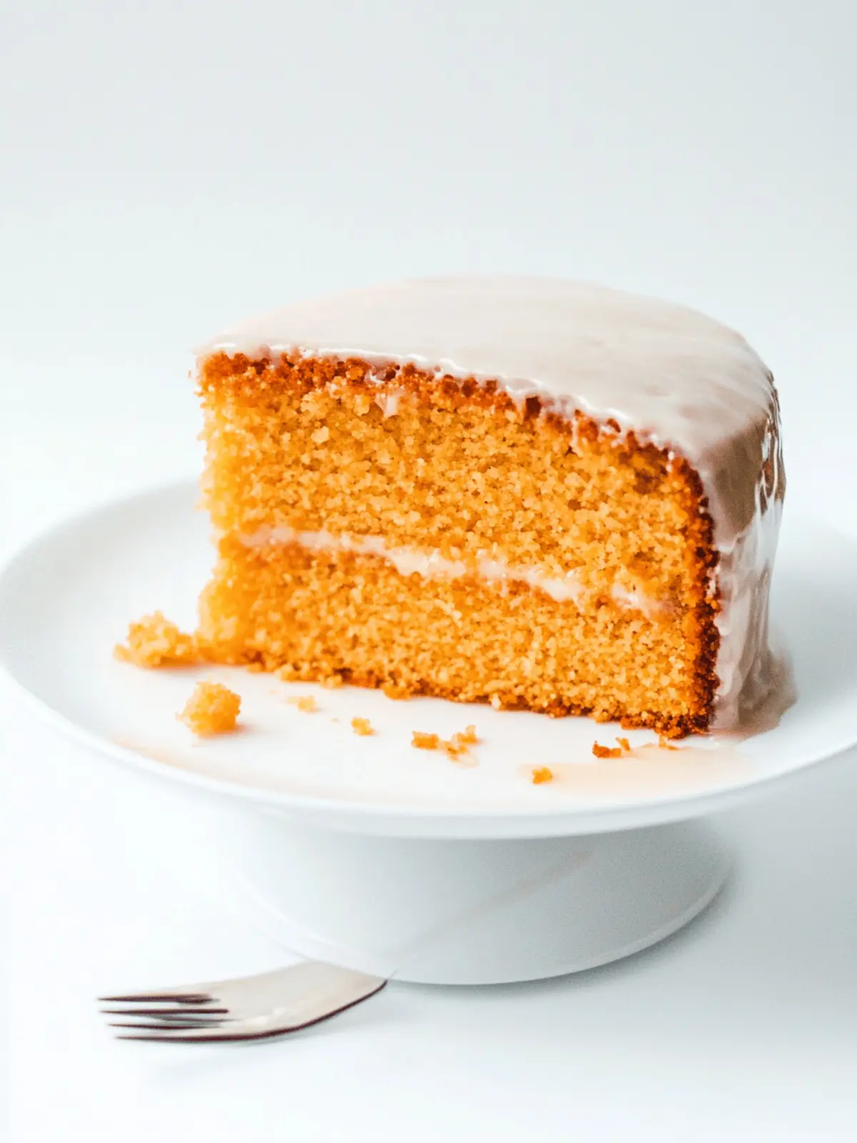 Thai Tea Cake with Condensed Milk Glaze