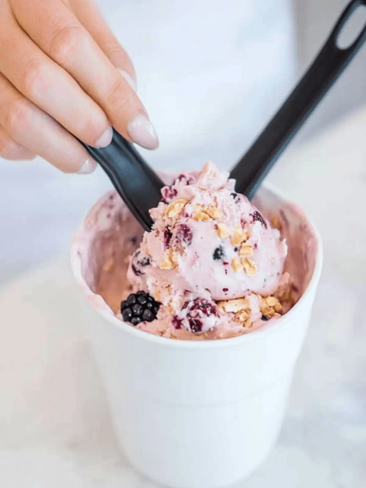 Blackberry Cobbler Ice Cream