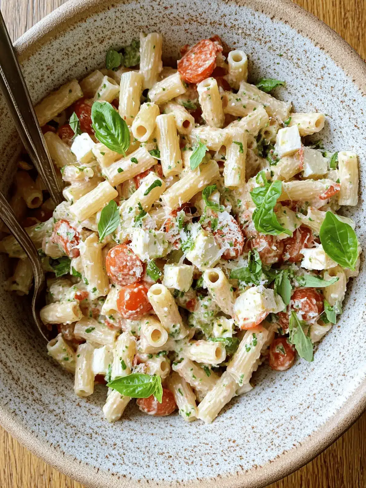 Creamy Caprese Pasta Salad for Quick, Flavor-Packed Meals 3 Creamy Caprese Pasta Salad