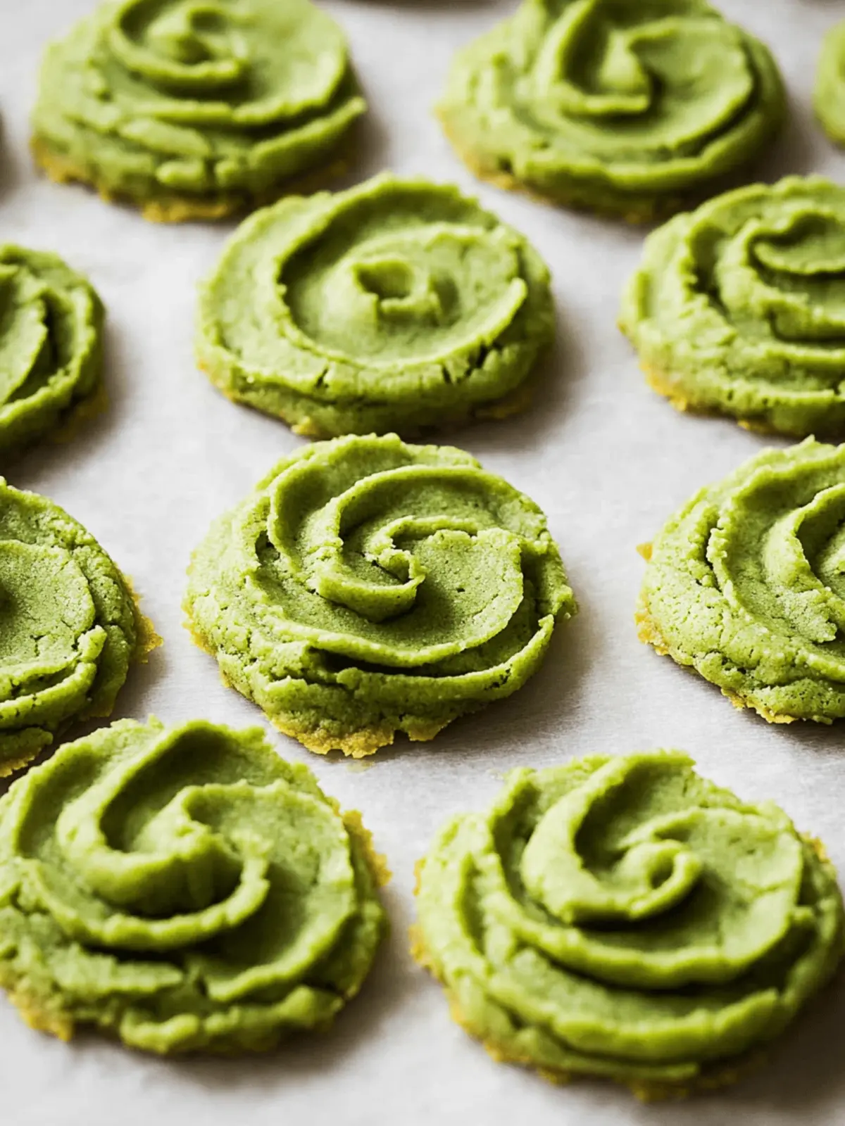 Matcha Butter Cookies