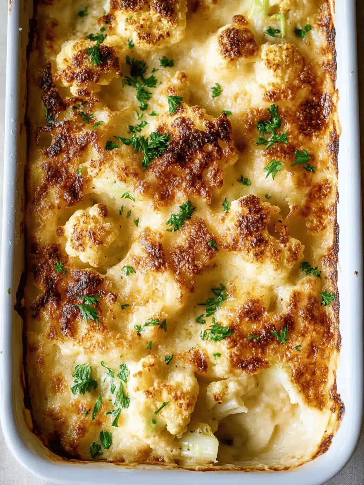 Cauliflower & Leek Gratin